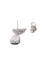 Detail View - Click To Enlarge - LC COLLECTION JADE - Diamond jade 18k white gold drop earrings
