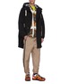 Figure View - Click To Enlarge - ACNE STUDIOS - Logo print hood padded parka