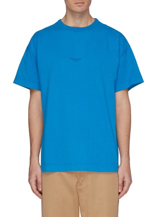 Main View - Click To Enlarge - ACNE STUDIOS - Logo print oversized T-shirt