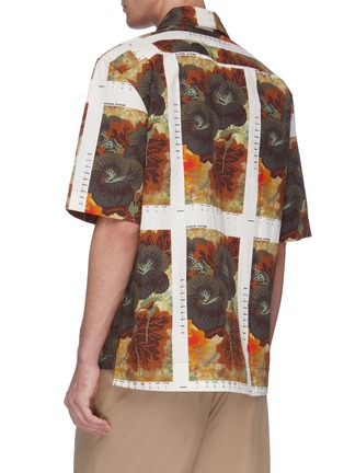 Back View - Click To Enlarge - ACNE STUDIOS - Flower print short sleeve shirt