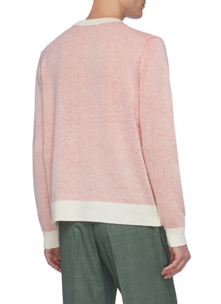 Back View - Click To Enlarge - ACNE STUDIOS - 'Kassio' contrast rib knit sweater