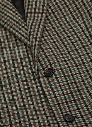  - ACNE STUDIOS - 'Jaison' check plaid wool blend soft blazer