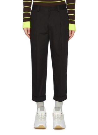 Main View - Click To Enlarge - ACNE STUDIOS - Pleated cropped chinos