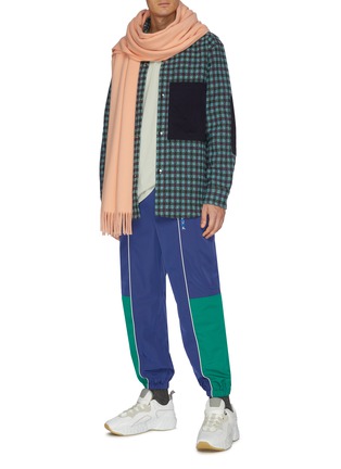 Figure View - Click To Enlarge - ACNE STUDIOS - Contrast patch pocket gingham check shirt jacket