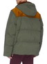 Back View - Click To Enlarge - ACNE STUDIOS - 'Orfeo' corduroy panel hooded padded puffer jacket