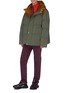 Figure View - Click To Enlarge - ACNE STUDIOS - 'Orfeo' corduroy panel hooded padded puffer jacket