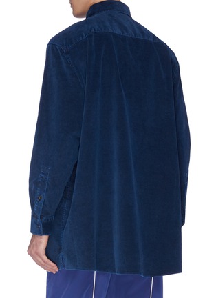 Back View - Click To Enlarge - ACNE STUDIOS - 'Sabino' chest pocket corduroy shirt