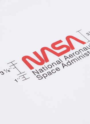  - HERON PRESTON - x NASA logo slogan print T-shirt