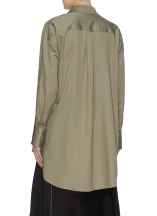 Back View - Click To Enlarge - EQUIL - Button sleeve shirt
