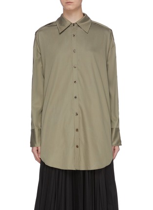 Main View - Click To Enlarge - EQUIL - Button sleeve shirt