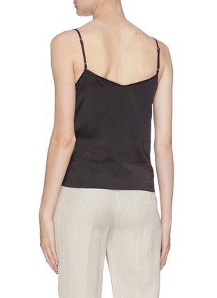 Back View - Click To Enlarge - EQUIL - Lace trim silk camisole top