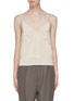 Main View - Click To Enlarge - EQUIL - Lace trim silk camisole top