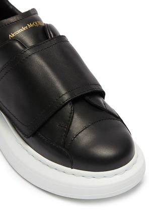Detail View - Click To Enlarge - ALEXANDER MCQUEEN - 'Kids Oversized Sneaker' in colourblock leather