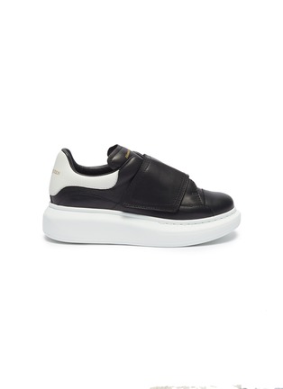 Main View - Click To Enlarge - ALEXANDER MCQUEEN - 'Kids Oversized Sneaker' in colourblock leather