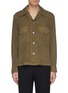 Main View - Click To Enlarge - OUR LEGACY - 'Loan' chest pocket silk boxy shirt jacket