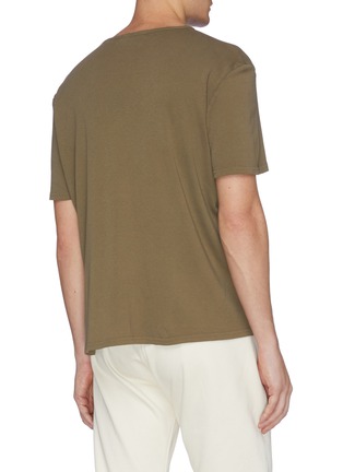 Back View - Click To Enlarge - OUR LEGACY - Ribbed boxy T-shirt