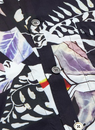  - OUR LEGACY - 'Crushed Tiles' print boxy short sleeve shirt