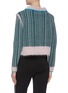 Back View - Click To Enlarge - ZI II CI IEN - Stripe colourblock Merino wool polo sweater