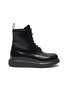 Main View - Click To Enlarge - ALEXANDER MCQUEEN - 'Oversized Combat Boot' in leather