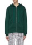 Main View - Click To Enlarge - ACNE STUDIOS - Face patch zip hoodie