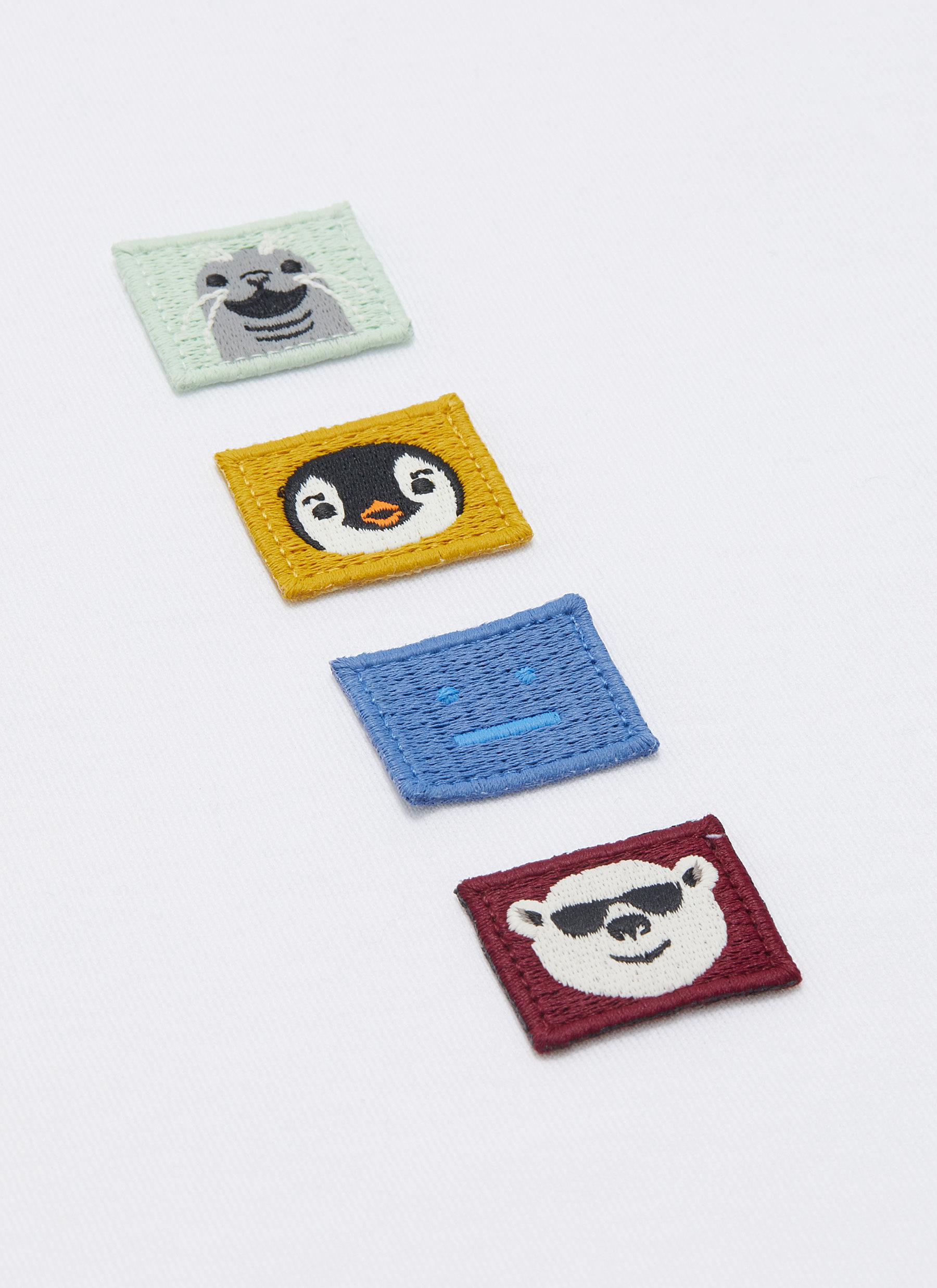 ACNE STUDIOS Animal face patch T-shirt