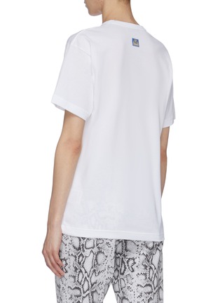 Back View - Click To Enlarge - ACNE STUDIOS - Animal face patch T-shirt