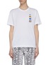 Main View - Click To Enlarge - ACNE STUDIOS - Animal face patch T-shirt