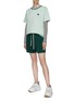 Figure View - Click To Enlarge - ACNE STUDIOS - Face patch sweat shorts