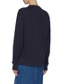 Back View - Click To Enlarge - ACNE STUDIOS - Interchangeable animal face patch sweatshirt