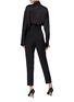 Back View - Click To Enlarge - EQUIPMENT - 'Carlens' patchwork jumpsuit