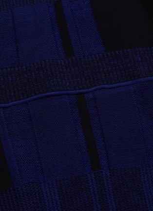 Detail View - Click To Enlarge - PROENZA SCHOULER - Geometric jacquard flared knit midi dress