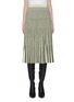 Main View - Click To Enlarge - PROENZA SCHOULER - Pleated stripe jacquard knit skirt