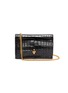 Main View - Click To Enlarge - ALEXANDER MCQUEEN - Croc embossed leather mini crossbody bag