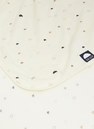 Detail View - Click To Enlarge - SHLEEP - The Shleep Merino jersey swaddle set – Oatmeal Print