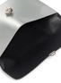 Detail View - Click To Enlarge - ALEXANDER MCQUEEN - Skull charm mirror leather envelope clutch
