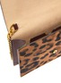 Detail View - Click To Enlarge - ALEXANDER MCQUEEN - Leopard print ponyhair and leather mini crossbody bag