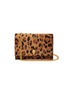 Main View - Click To Enlarge - ALEXANDER MCQUEEN - Leopard print ponyhair and leather mini crossbody bag