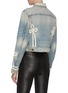 Back View - Click To Enlarge - AMIRI - Knot embroidered denim trucker jacket