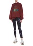 Figure View - Click To Enlarge - AMIRI - 'Beverly Hills' graphic patch sweatshirt