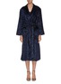 Main View - Click To Enlarge - BLAZÉ MILANO - 'Luxette Whistler' belted tinsel devoré robe coat