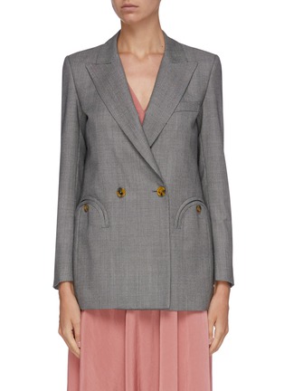 Main View - Click To Enlarge - BLAZÉ MILANO - 'Gone Away' double breasted wool everyday blazer