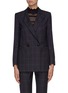 Main View - Click To Enlarge - BLAZÉ MILANO - 'Chacco Kid' double breasted windowpane check wool everyday blazer