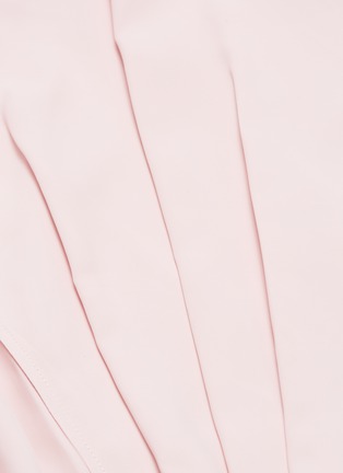 Detail View - Click To Enlarge - CÉDRIC CHARLIER - Belted ruched dress