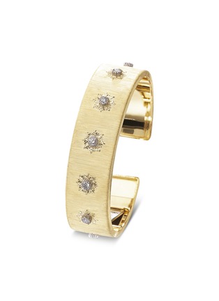 Main View - Click To Enlarge - BUCCELLATI - 'Macri' diamond yellow gold cuff