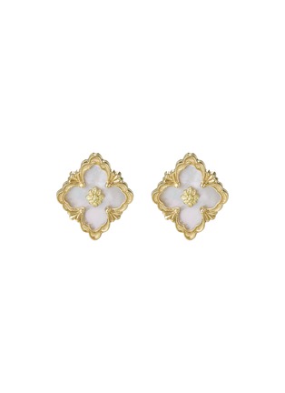 Main View - Click To Enlarge - BUCCELLATI - Opera' Mother of Pearl yellow gold stud earrings