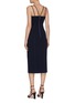 Back View - Click To Enlarge - DION LEE - 'Annex' strappy crepe bustier dress