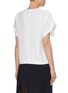 Back View - Click To Enlarge - DION LEE - 'Float' flared cuff twill top
