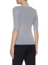 Back View - Click To Enlarge - DION LEE - 'Shadow Stripe' rib knit top