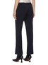 Back View - Click To Enlarge - DION LEE - 'Pinstitch' split cuff contrast topstitching suiting pants