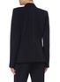 Back View - Click To Enlarge - DION LEE - 'Pinstitch' contrast topstitching double breasted blazer